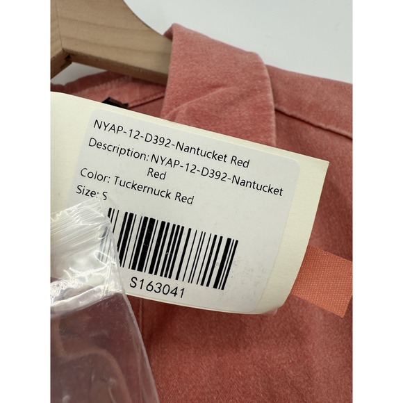 Tuckernuck Dress Womens Small Red Orange Nantucket Red Collection Collection NEW - Picture 4 of 11